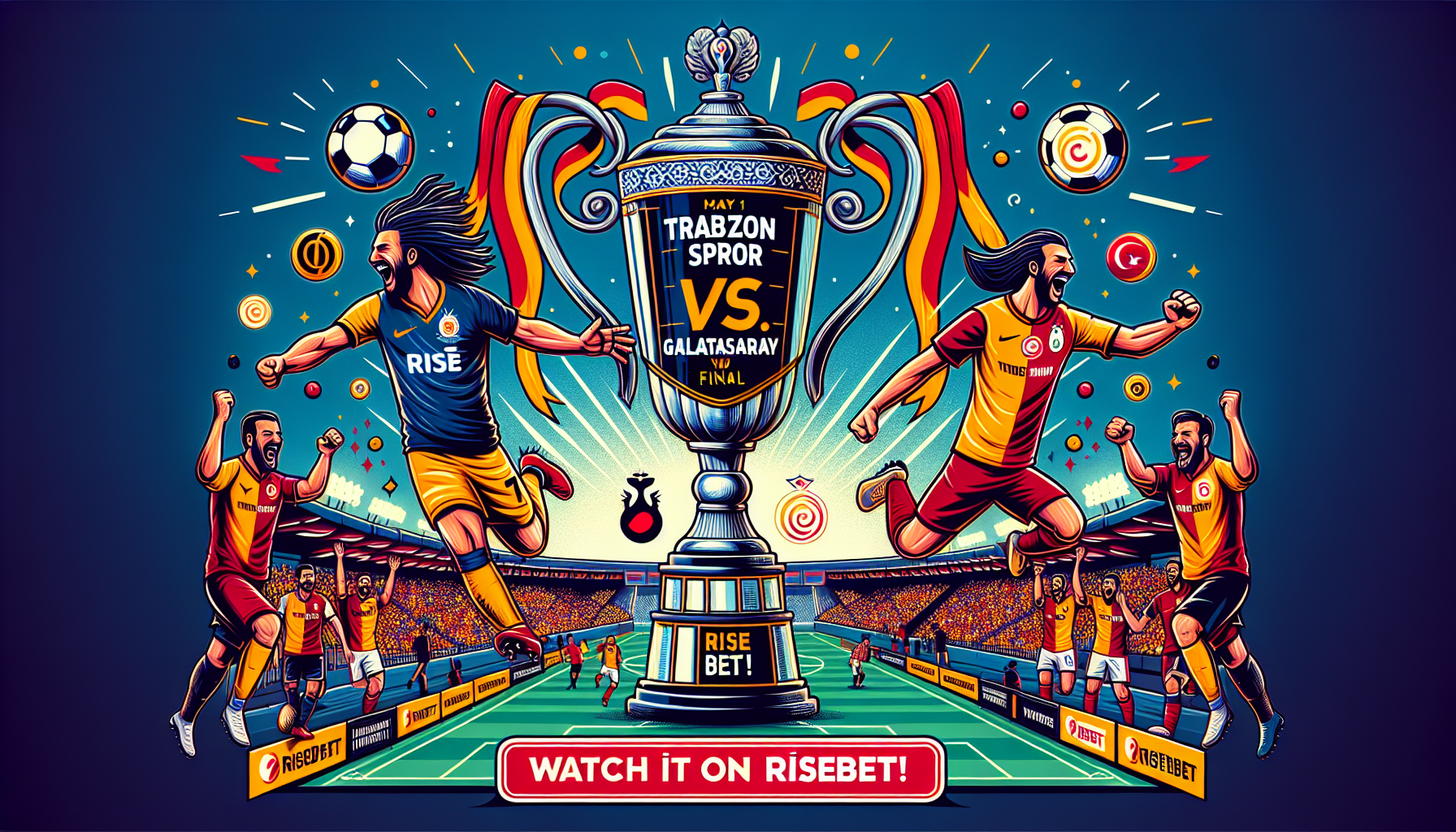 14 Mayıs Trabzonspor – Galatasaray Türkiye Kupası Finalini Risebet’ten İzleyin!